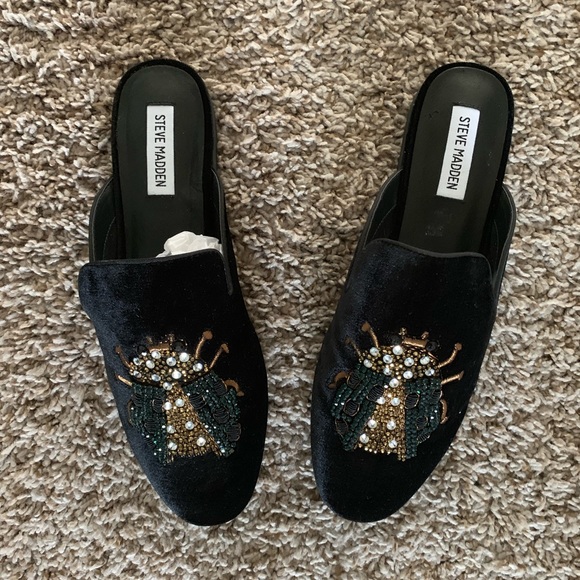 Steve Madden Shoes - Bejeweled Slip Ons
